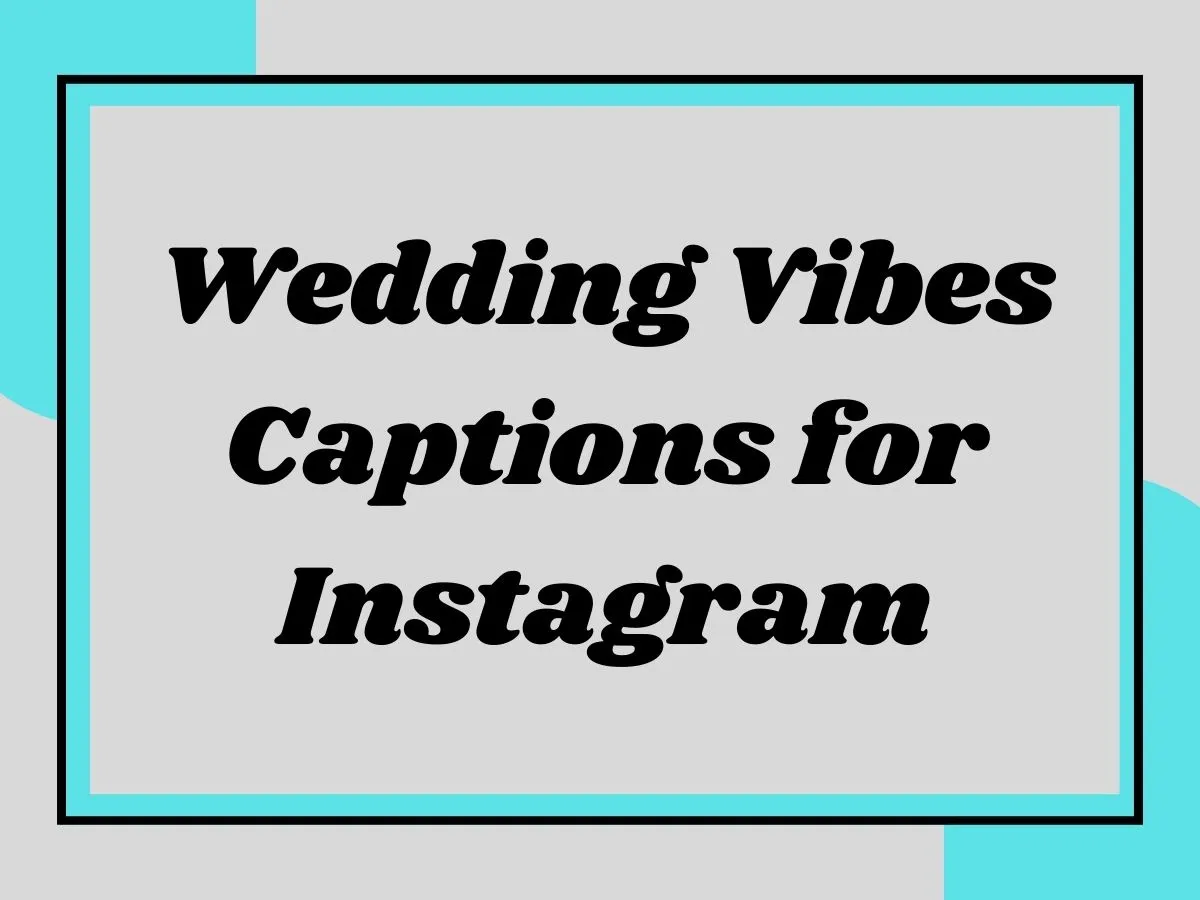 You are currently viewing Wedding Vibes Captions for Instagram: Celebrate Love in Style