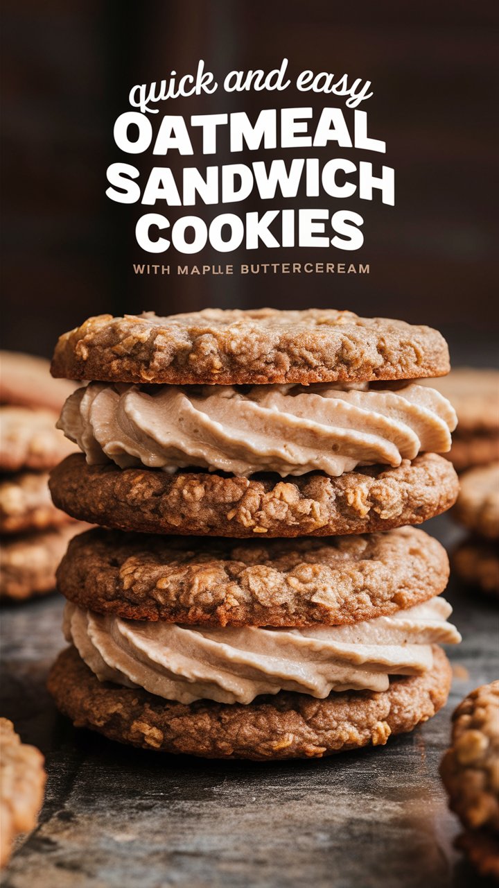 Read more about the article Irresistible Oatmeal Sandwich Cookies with Maple Brown Sugar Buttercream 2025-26