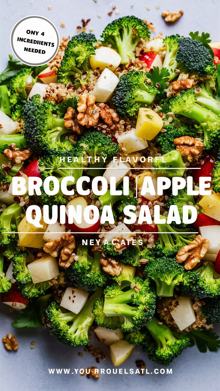 Read more about the article Irresistible Broccoli Apple Quinoa Salad Recipe