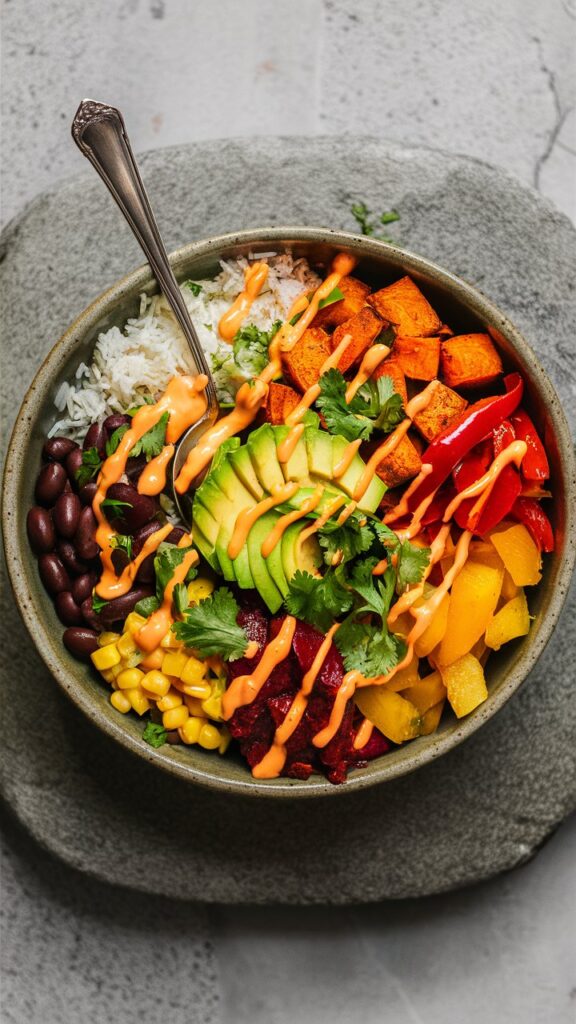 Healthy Sweet Potato Burrito Bowl – A Delicious Balance of Texture and Nutrition 2025-26