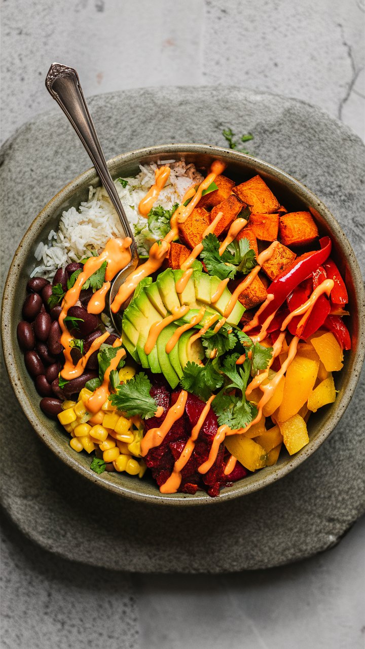 Read more about the article Healthy Sweet Potato Burrito Bowl – A Delicious Balance of Texture and Nutrition 2025-26